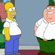 Illustration for article titled The Simpsons smells another cheap cartoon crossover, this time with Family Guy
